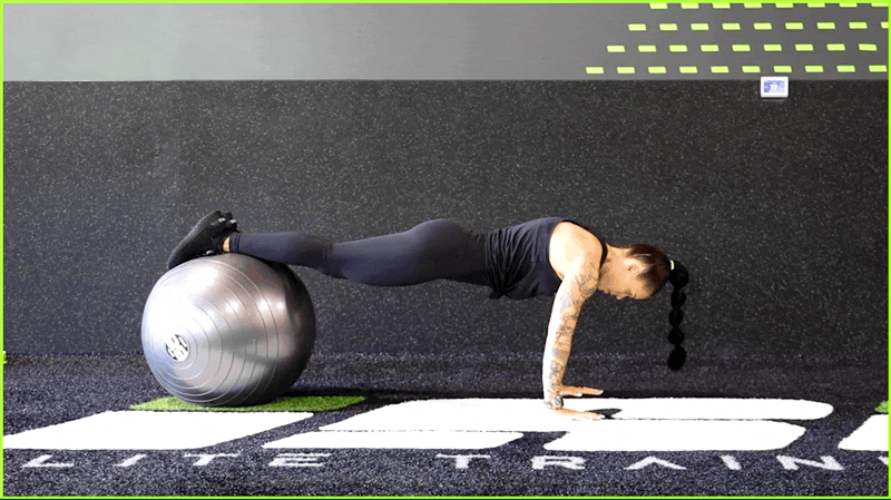 Stability Ball Tuck