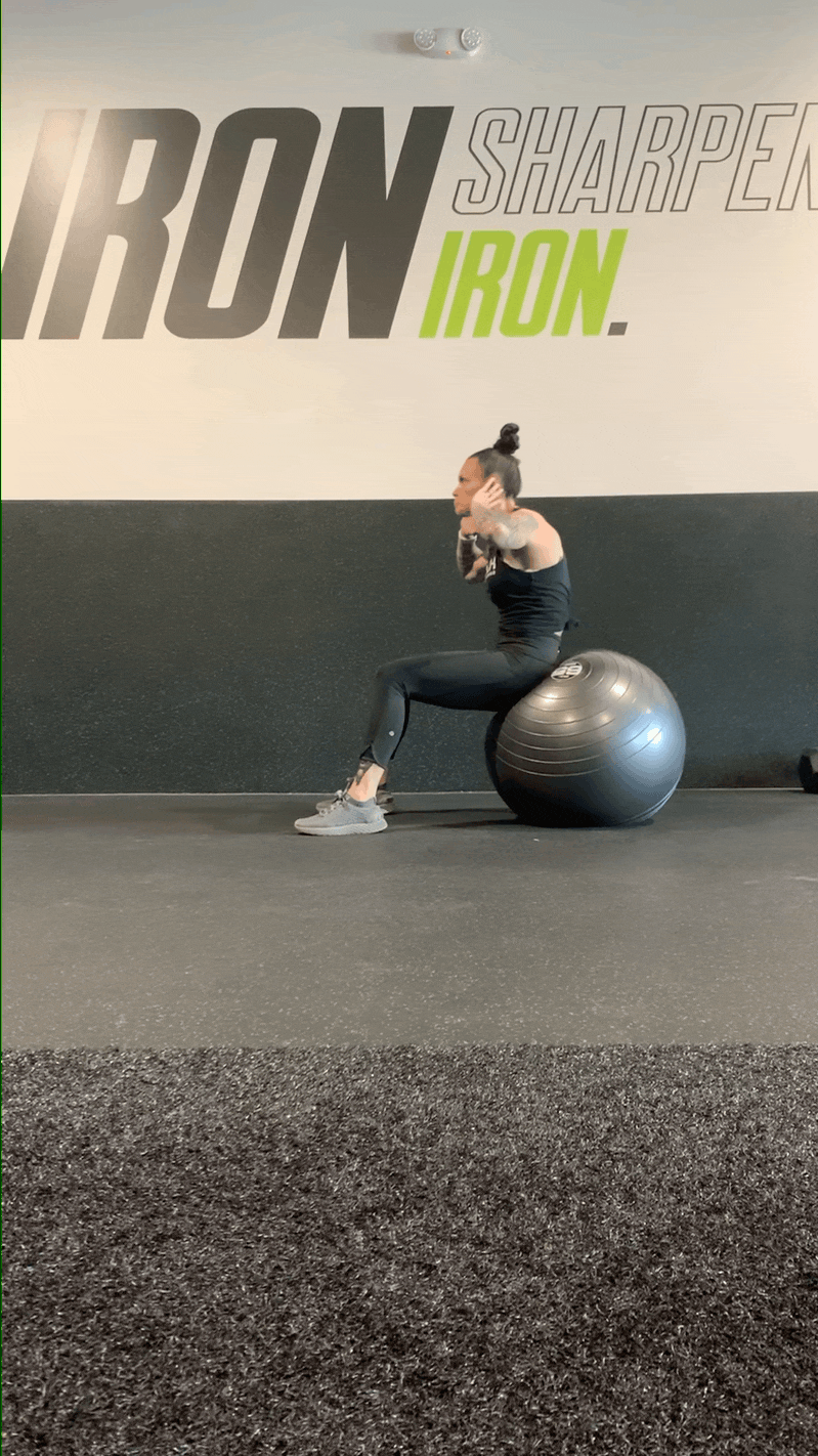 Stability Ball Sit Up