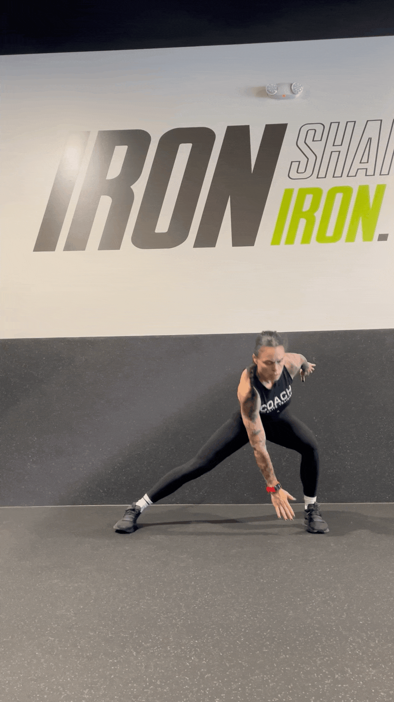 Lateral Power Lunge to High Knees