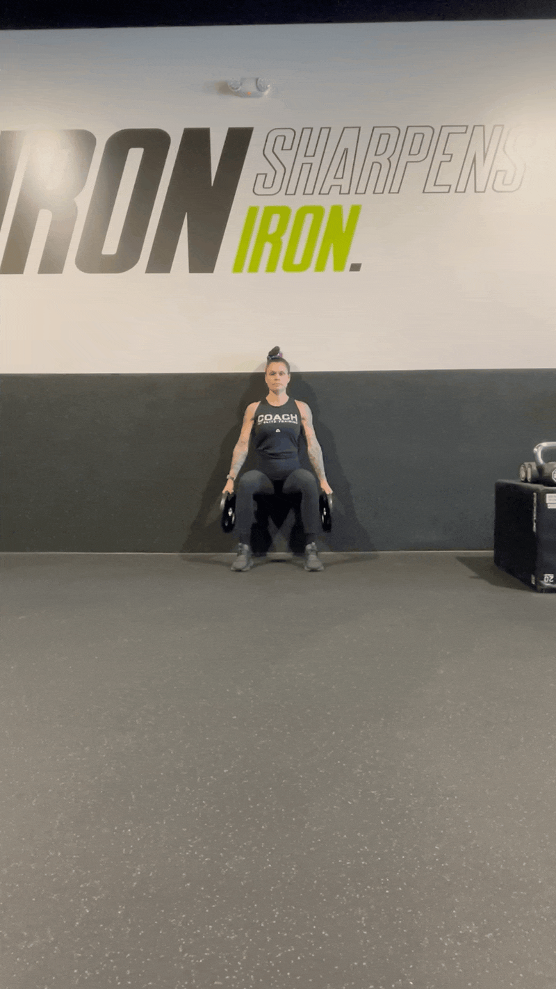 Double Plate Hold Wall Sit