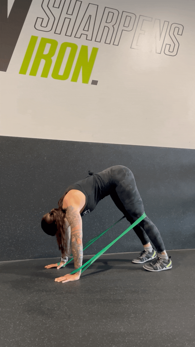 Resistance band Inverted Leg Extension