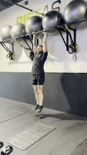 Bar Hanging Full Leg Raise