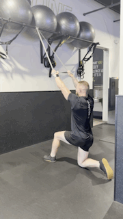 Resistance Band Half Kneeling Lat Pulldown
