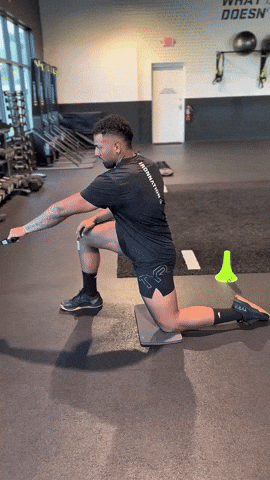 Resistance Band Half Kneeling Single Arm Row