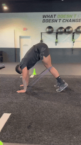 Resistance Band Inverted Calf Raise