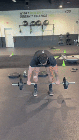 Wide Grip Barbell Bent Over Row