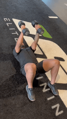 Dumbbell Neutral Grip Floor Press