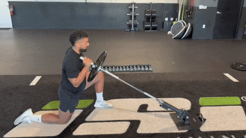 Landmine Half Kneeling Single Arm Shoulder Press