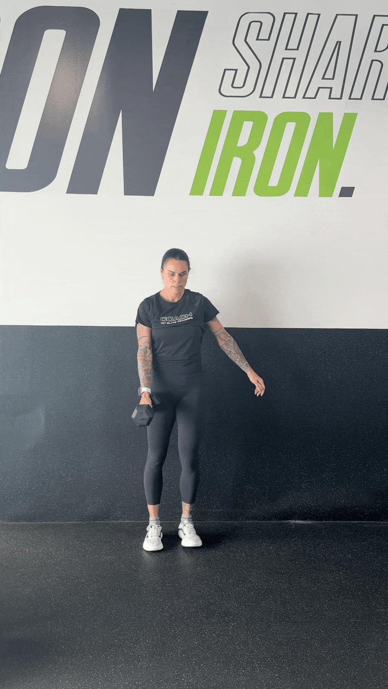 Dumbbell Lateral Lunge to Clean to Forward Lunge