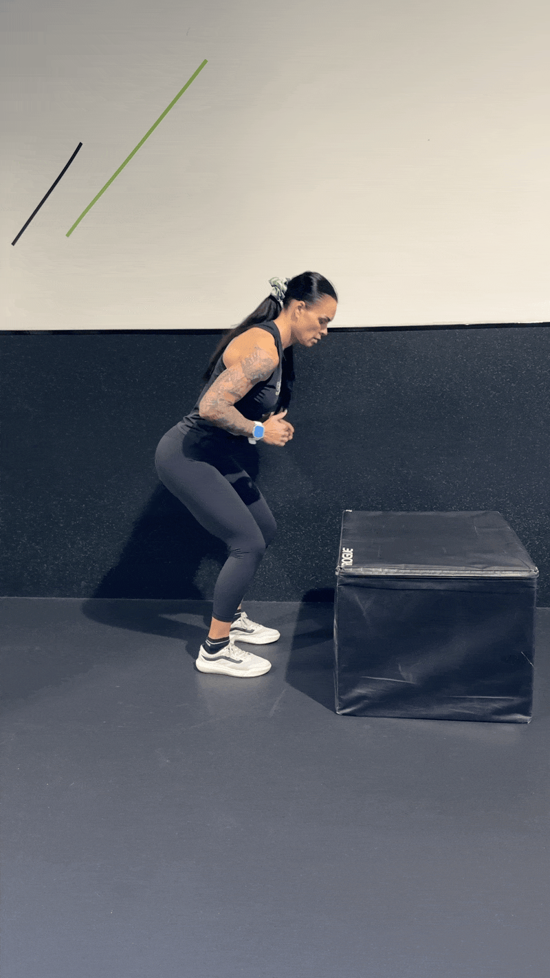 Lateral Bound to Box Jump