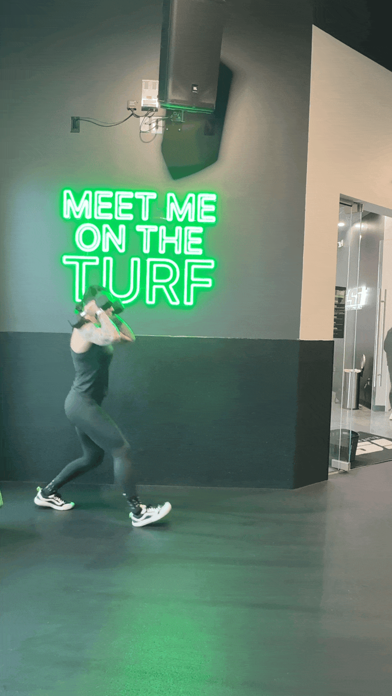 Dumbbell Front Rack Walking Lunge