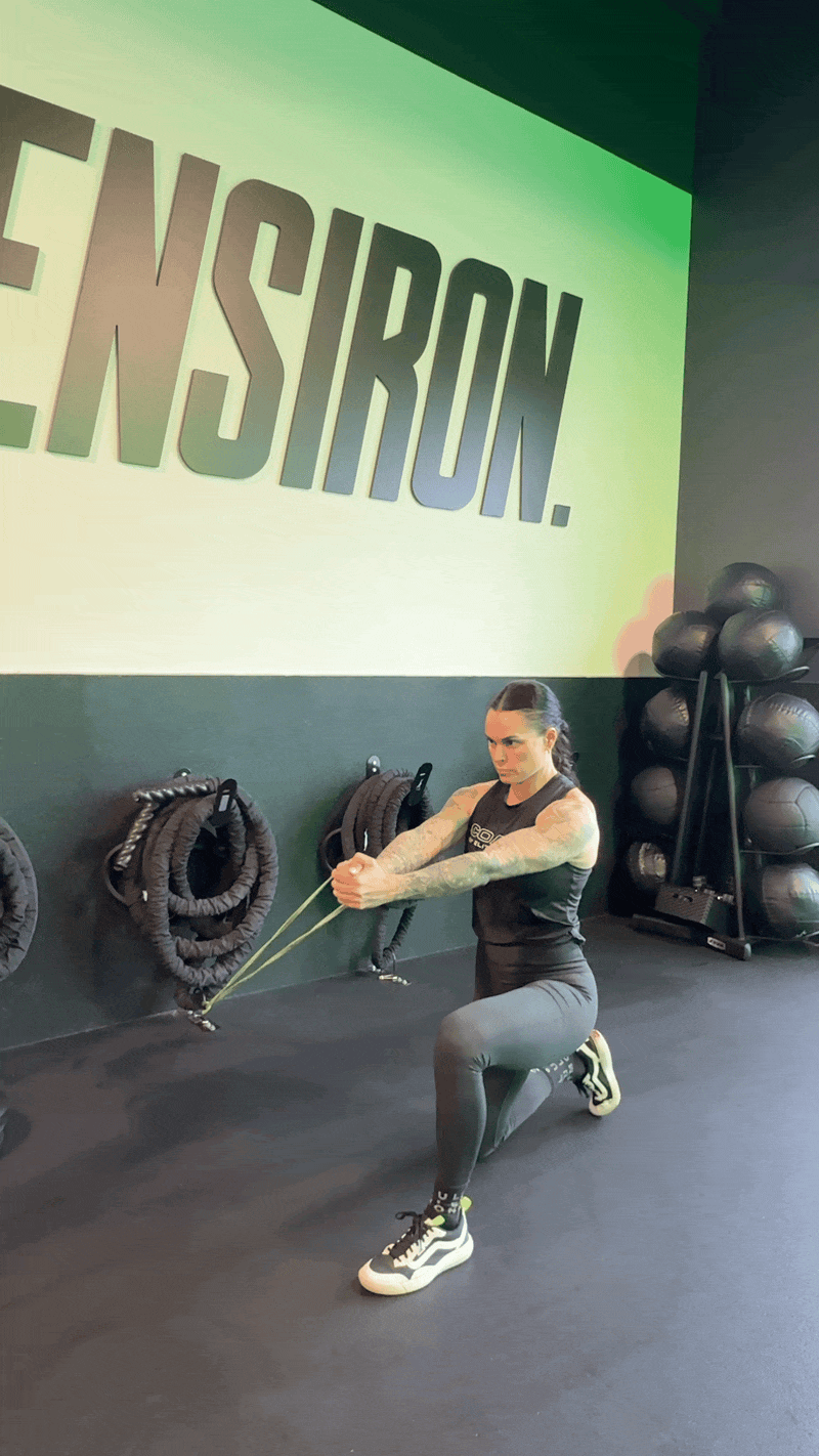Resistance Band Half Kneeling Pallof Press