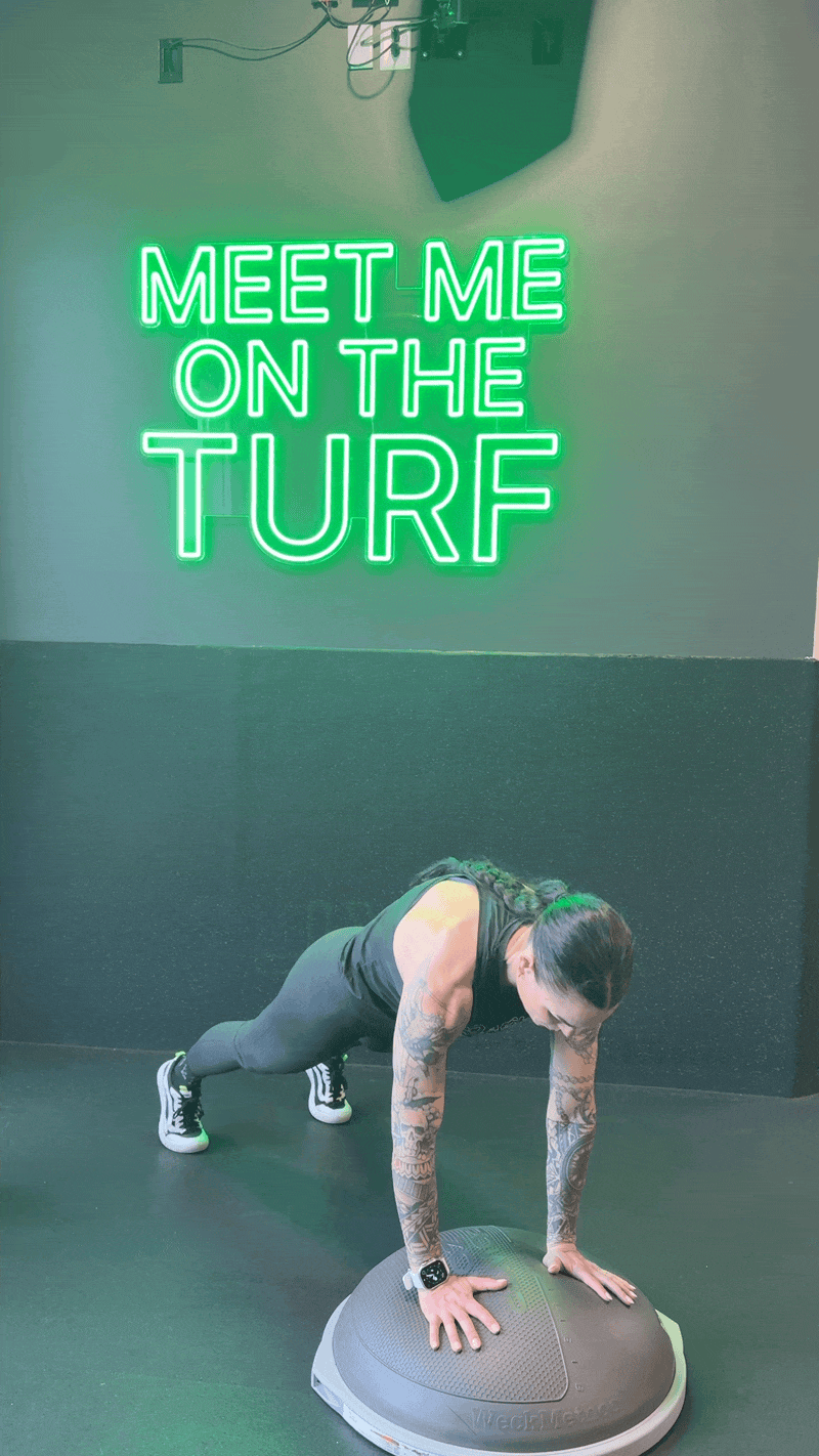 Bosu Hi to Low Plank