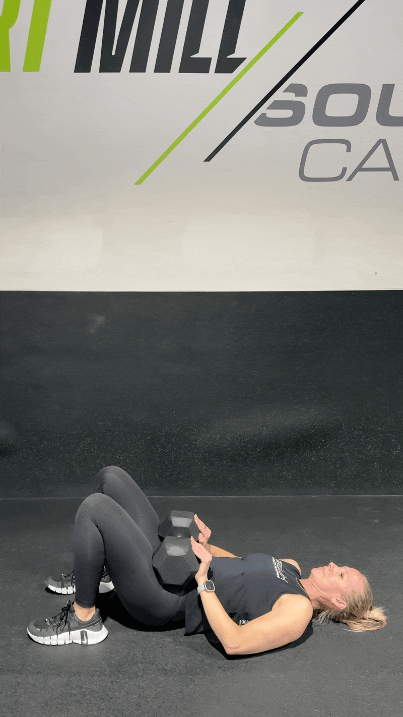 Dumbbell Glute Bridge