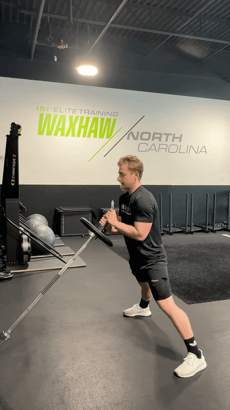 Landmine Cossack Squat