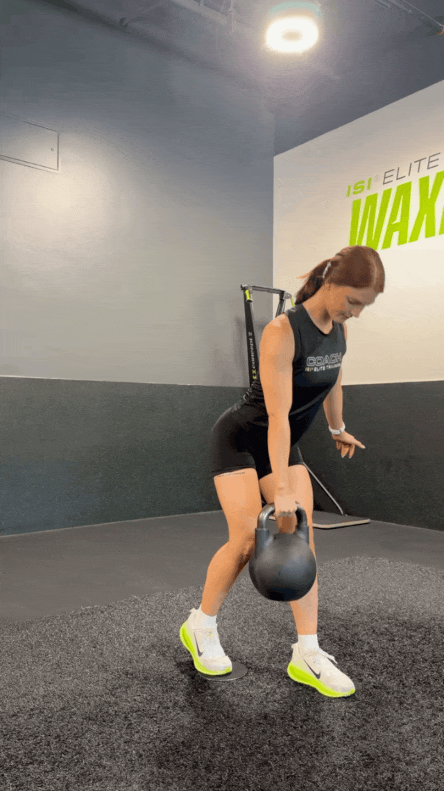 KB STAGGERED RDL TO REVERSE LUNGE SNATCH