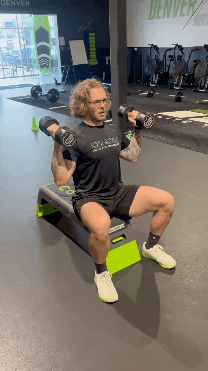 DUMBBELL SEATED W SHOULDER PRESS