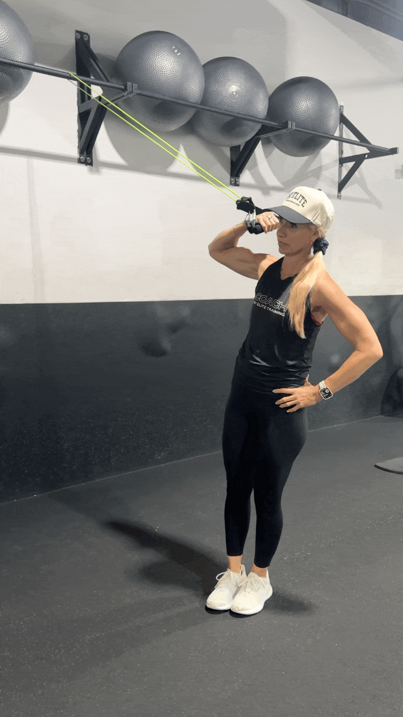 RESISTANCE BAND SIDE FACING CURL