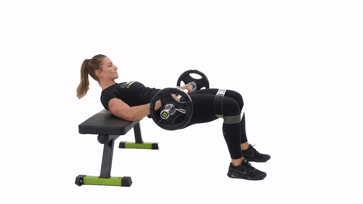 1 1/2 BB Bench Hip Thrust