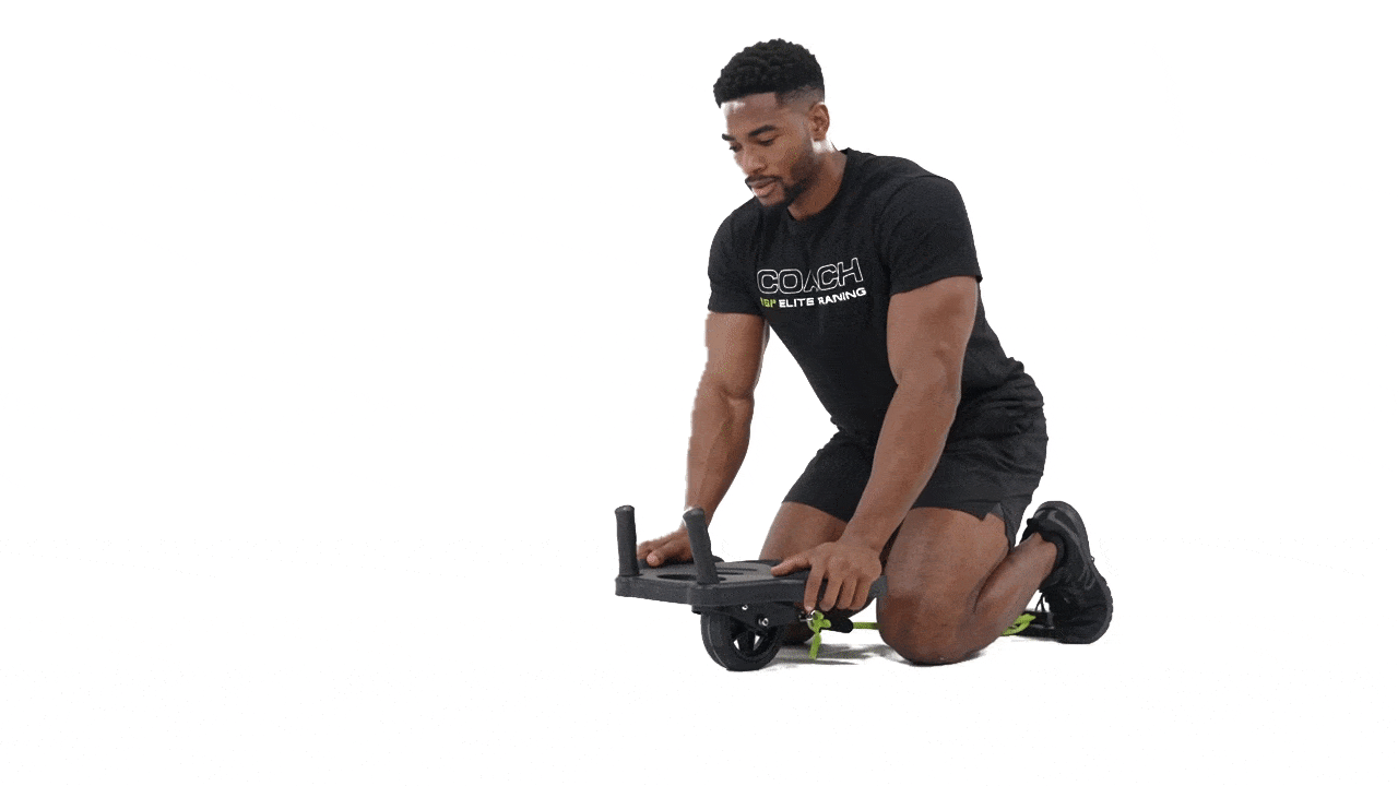 Ab Dolly Kneeling Rollout Anchored