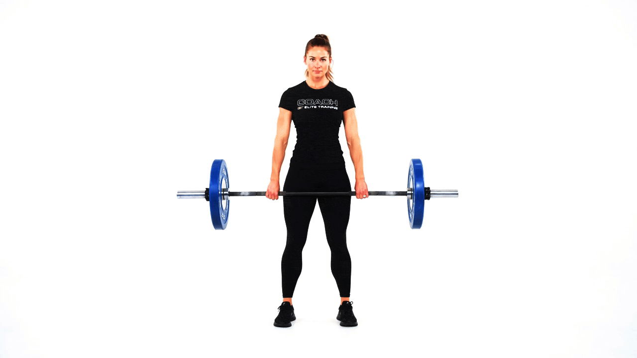 BARBELL CLEAN TO FORWARD LUNGE