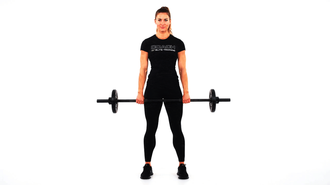 Barbell Front Raise