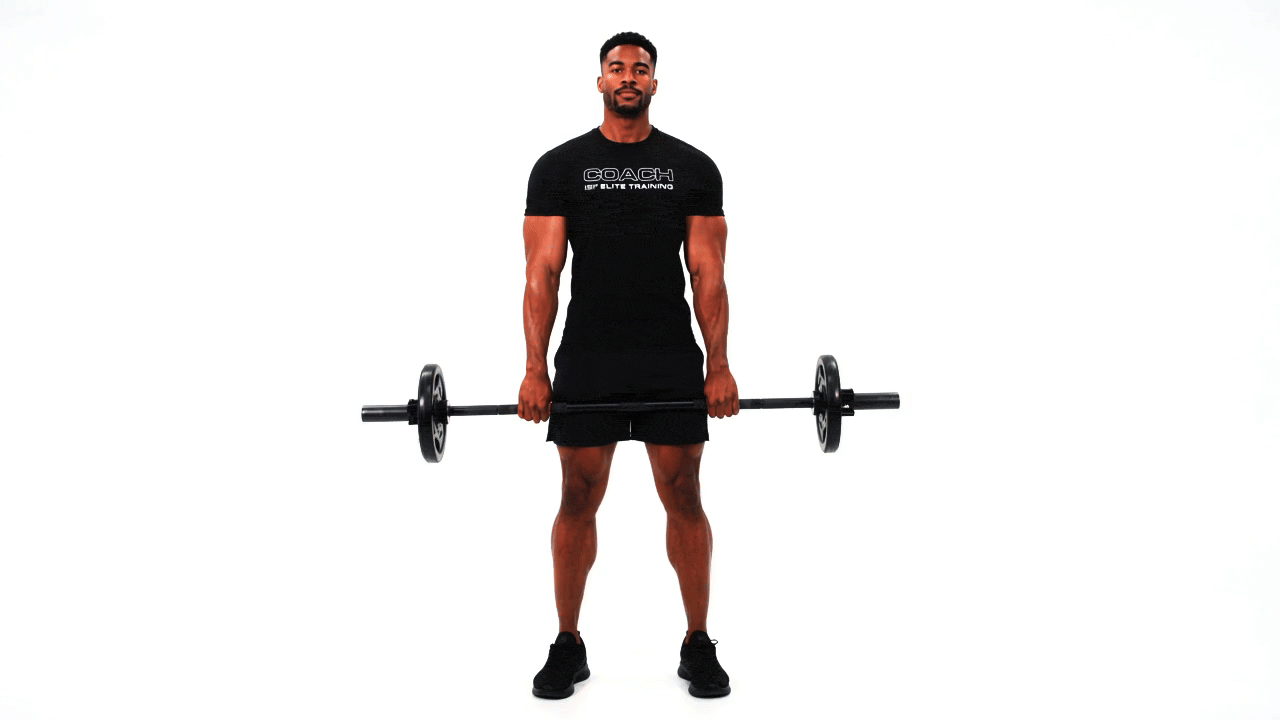 Barbell Upright Row to Front Raise