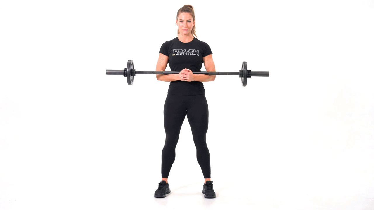 Barbell Zercher Squat