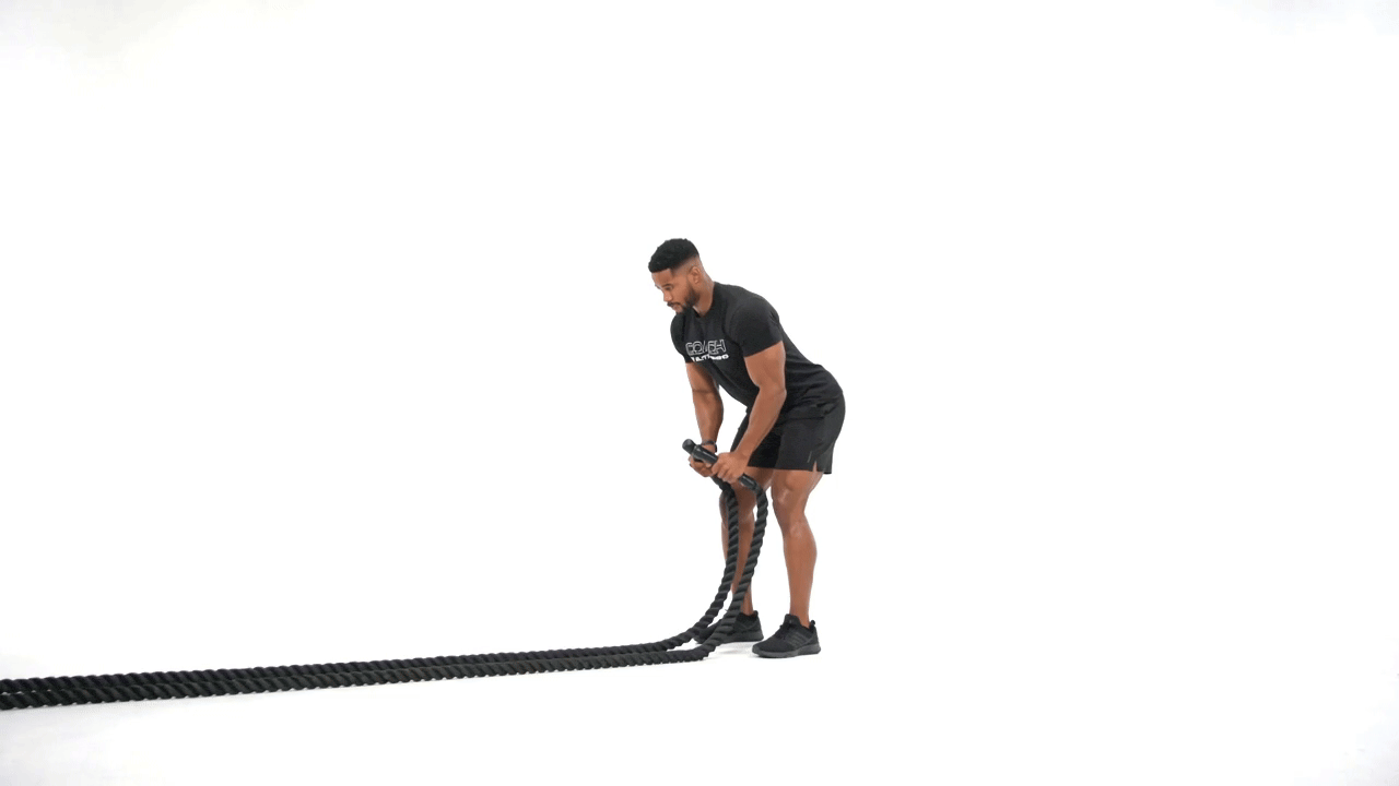 Battle Rope Bent Over Fly