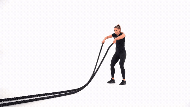 Battle Rope Circle Wave