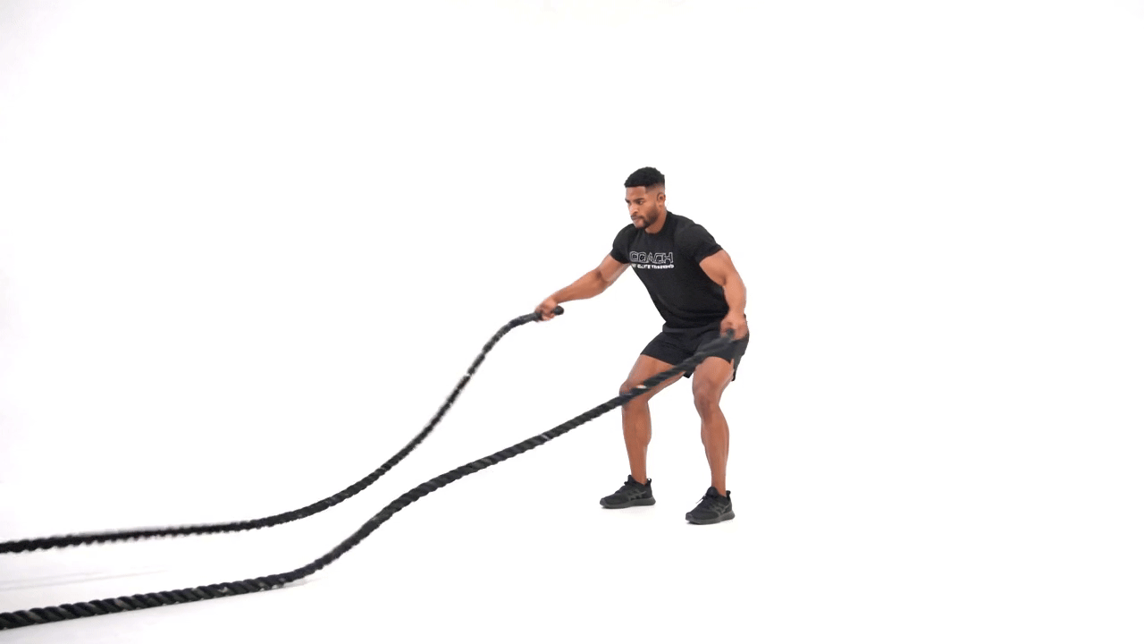 Battle Rope Lateral Wave