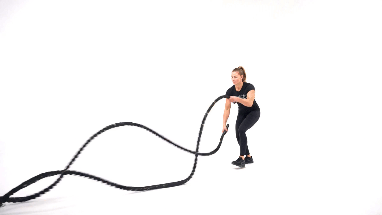 Battle Rope Traveling Wave