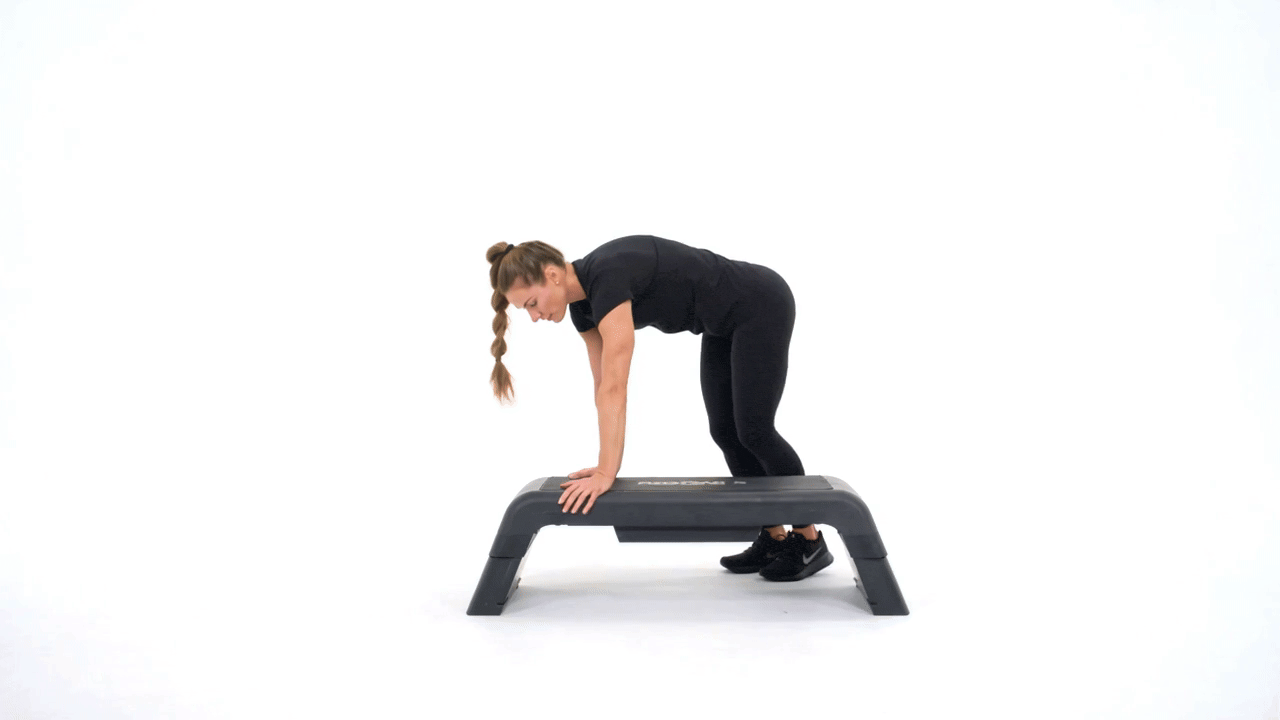 Bench Single Leg Hop Over