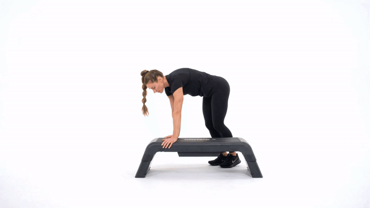 Bench Single Leg Hop Over