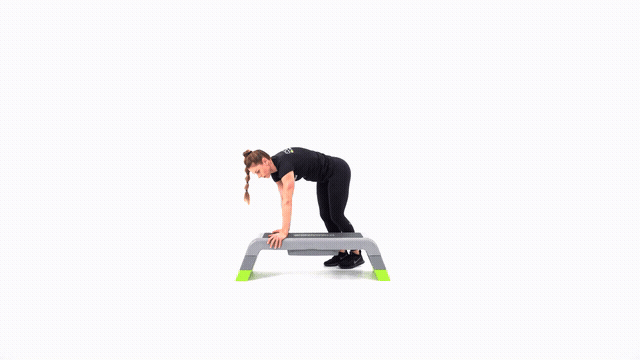 Bench Single Leg Hop Over