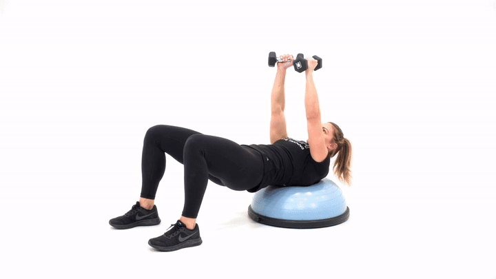 BOSU Dumbbell ATW Chest Fly