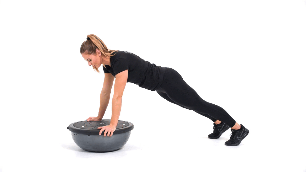 Bosu Explosive Push Up