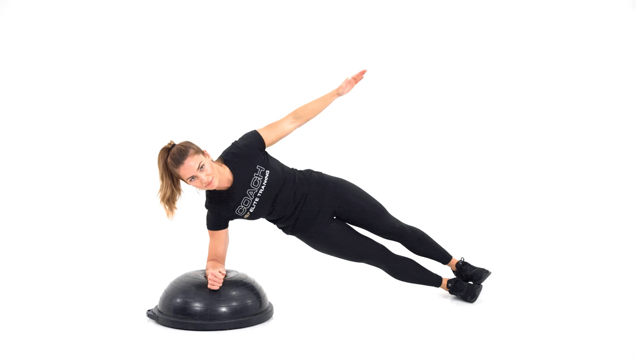 Bosu Forearm Side Plank