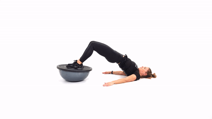 Bosu Glute Bridge