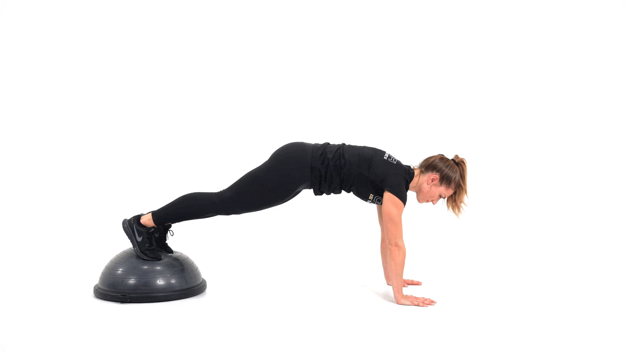 Bosu Plank Jack