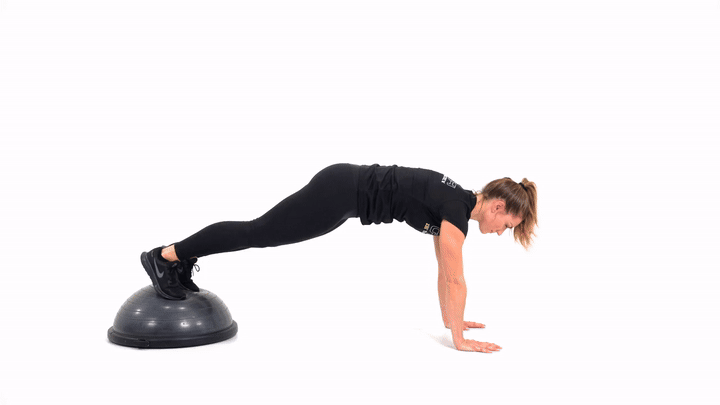 Bosu Plank Jack