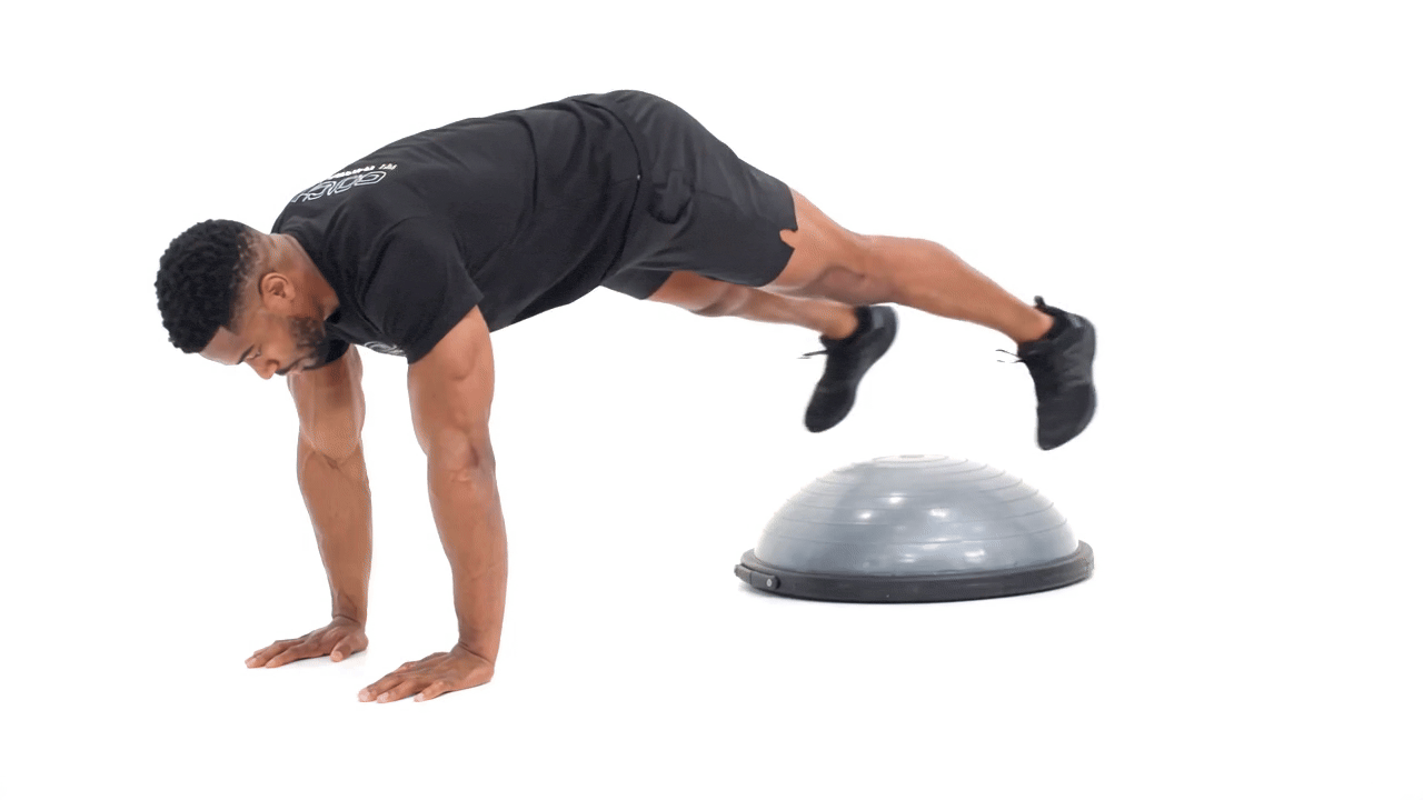 Bosu Plank Jacks