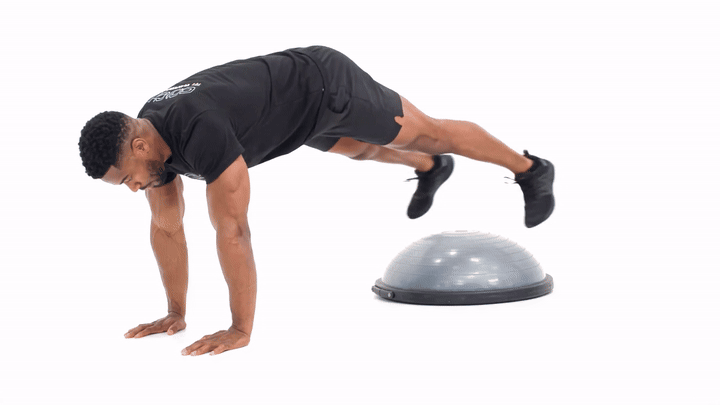 Bosu Plank Jacks