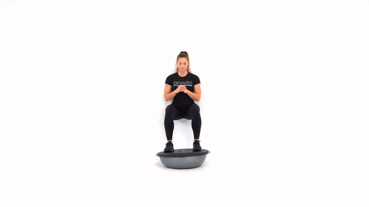 Bosu Wall Sit