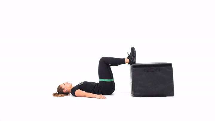 Box Elevated Glute Bridge