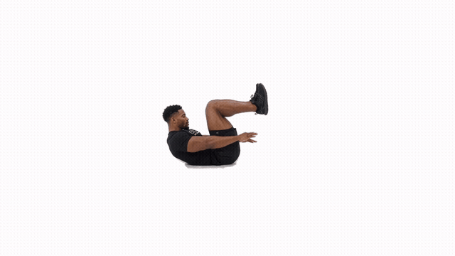 Crunch Hold Lateral Arm Pulse