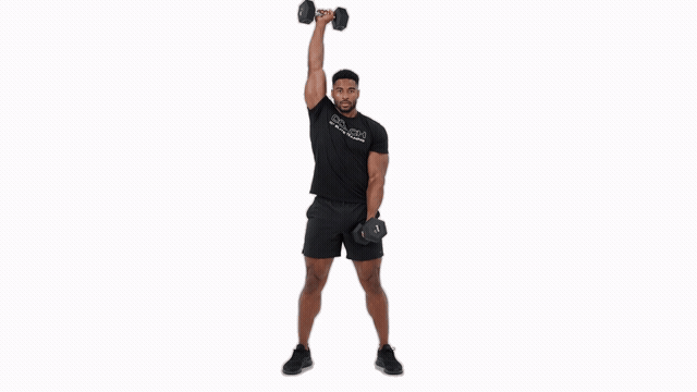 Dual Dumbbell Alternating Hang Snatch