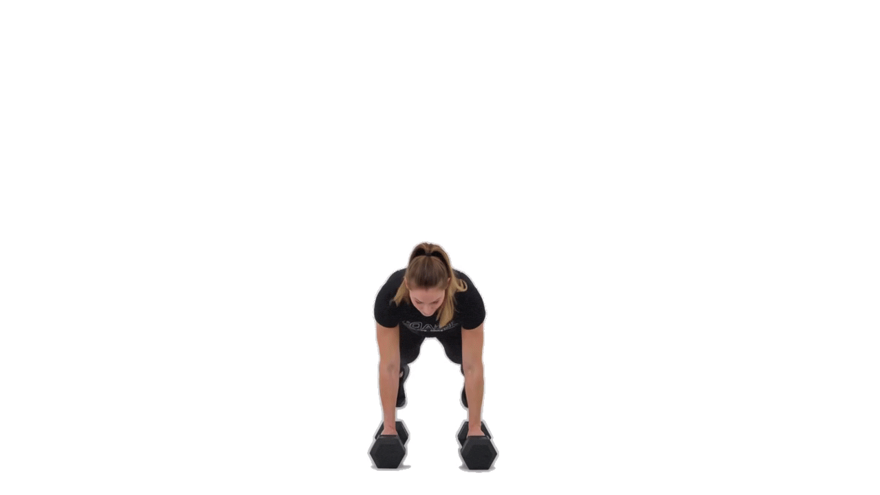 Dual Dumbbell Push Up to Single Arm Snatch
