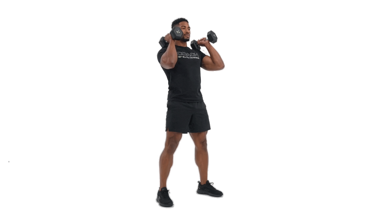 Dumbbell Alternating Thruster