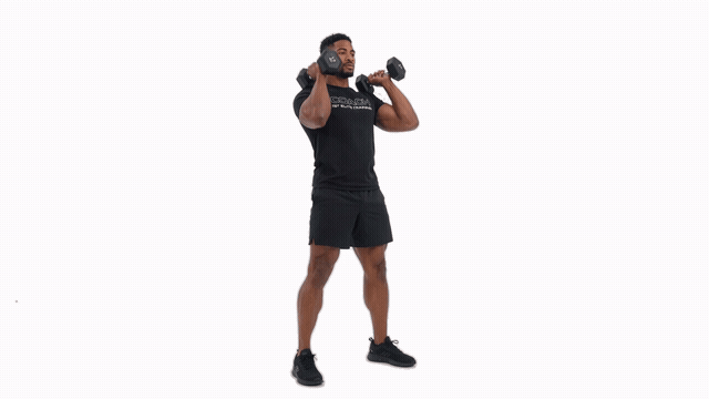 Dumbbell Alternating Thruster